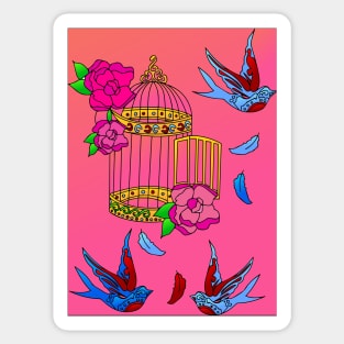 Birds 1114 (Style:2) Sticker